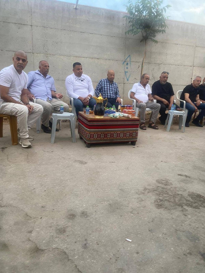 عقد راية الصلح بين عائلة عبد القادر من الطيبة وابو راس من عيلوط